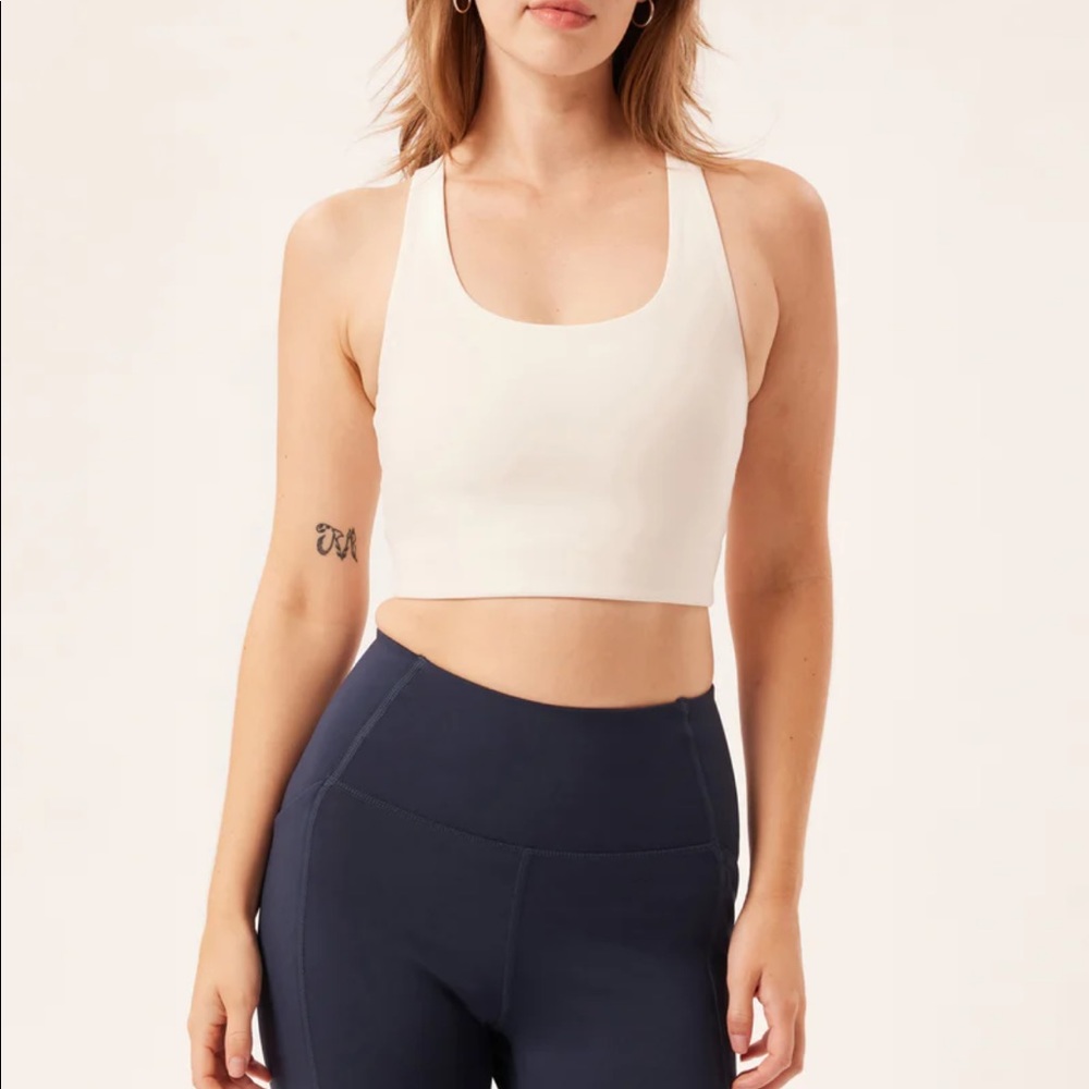 Girlfriend Collective Ivory Paloma Bra Size XL